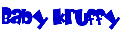 Baby Kruffy 字体